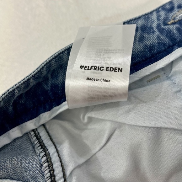 NWT Elfric Eden Loose Baggy Wide Leg Jeans Size 25 - Picture 10 of 10